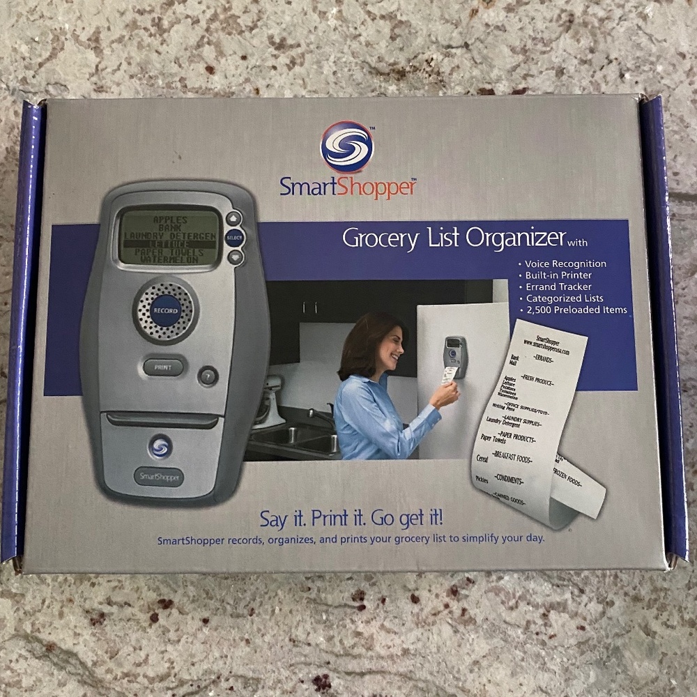 Smart Shopper Grocery List Organizer (SS101)